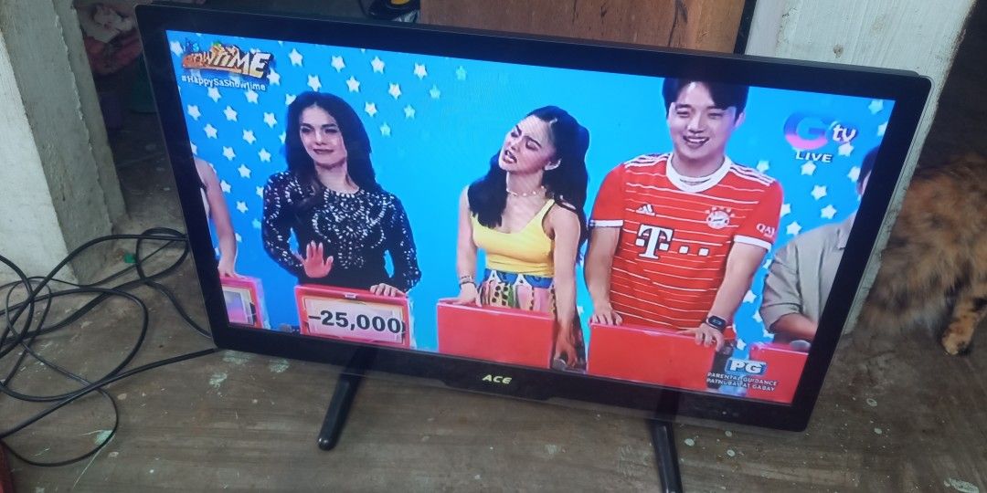 Ace basic led tv 24 inch not smart tv (Category: TV) located in Caloocan City. Submitted by princessyumie (Listing ID 1181921496, Image 1). Description: ace basic led tv 24 inch not smart tv with remote no issue with hdmi usb vga port location deparo north Caloocan for pick up or lalamove only.
