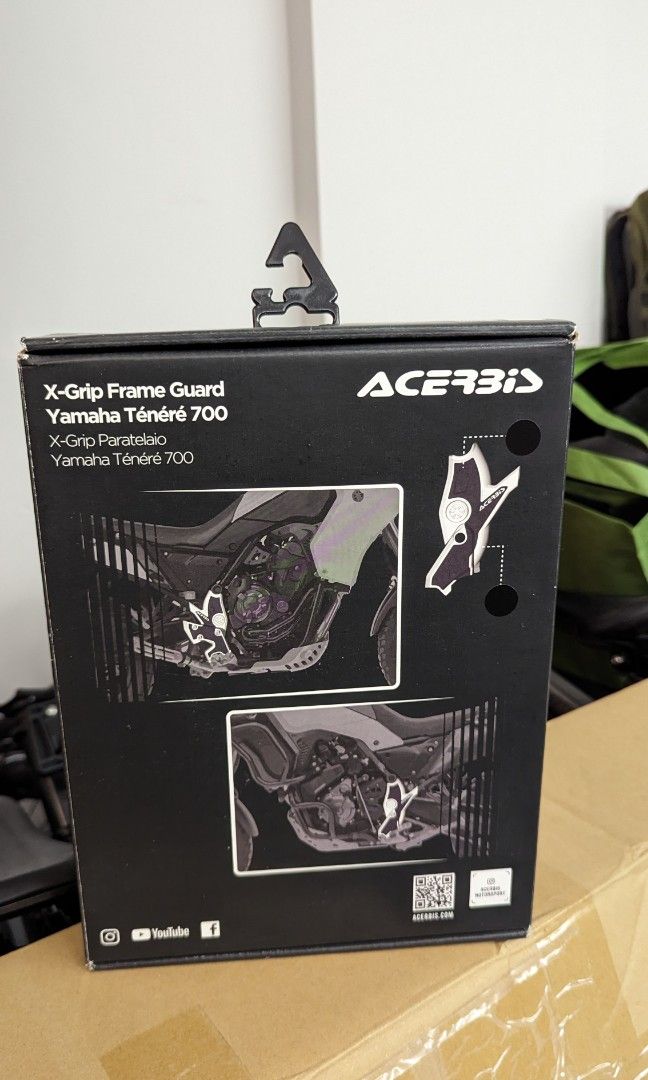 Acerbis XGrip Frame Guard Tenere 700, Motorcycles, Motorcycle