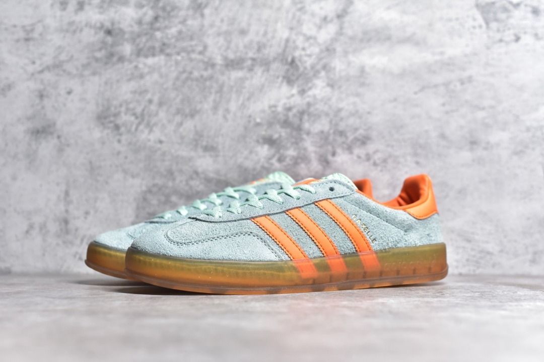 Adidas gazelle grey and orange store