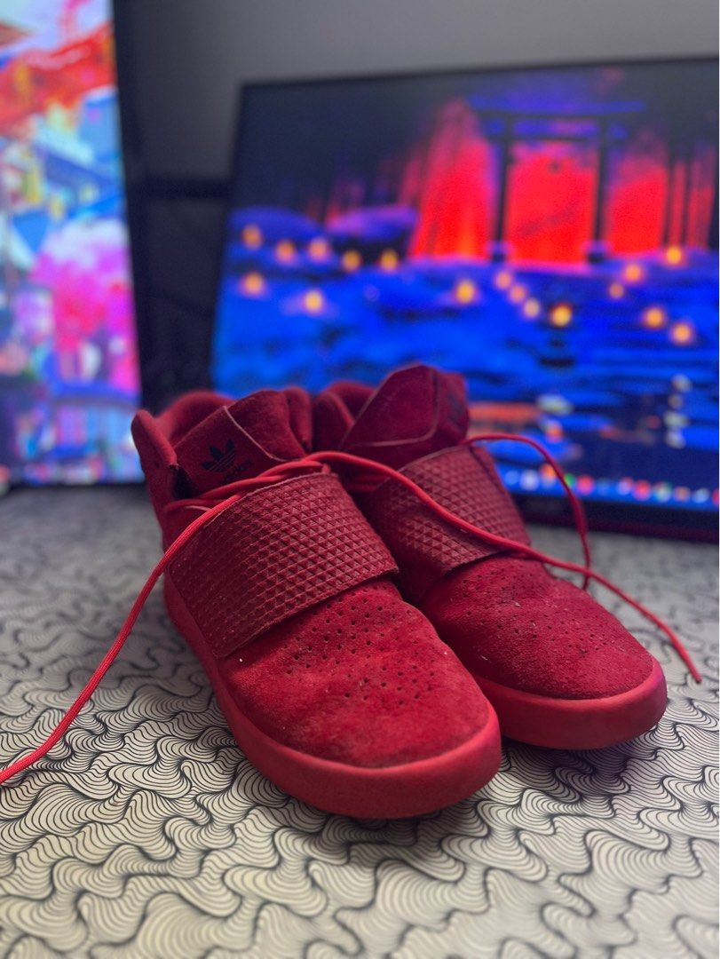 Adidas invader red sale