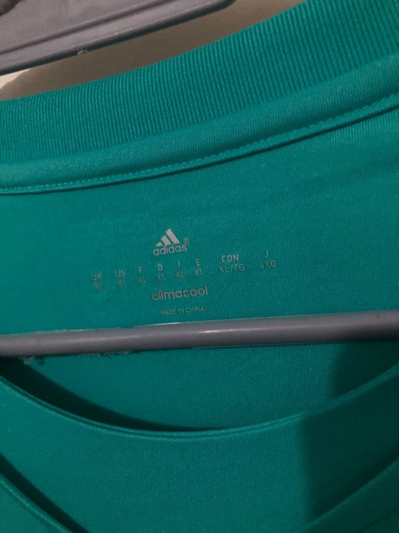 Adidas Mint Green Long Sleeves Soccer Jersey on Carousell
