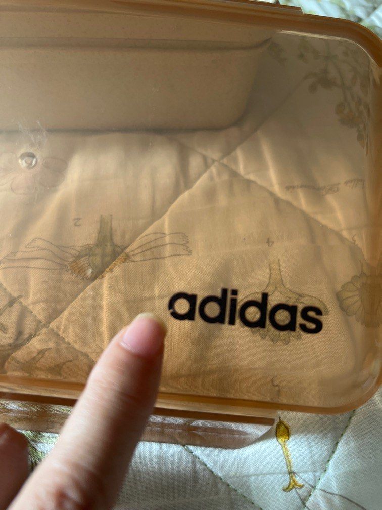 Adidas safe plastic biodegrable food container fork spoon chopstick cutlery
