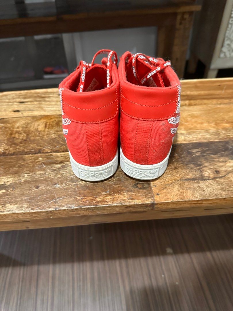 adidas gazelle silver green womens MARANTO RED WEDGE SNEAKER  AKIRA