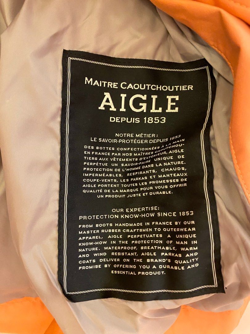 Aigle top rain jacket