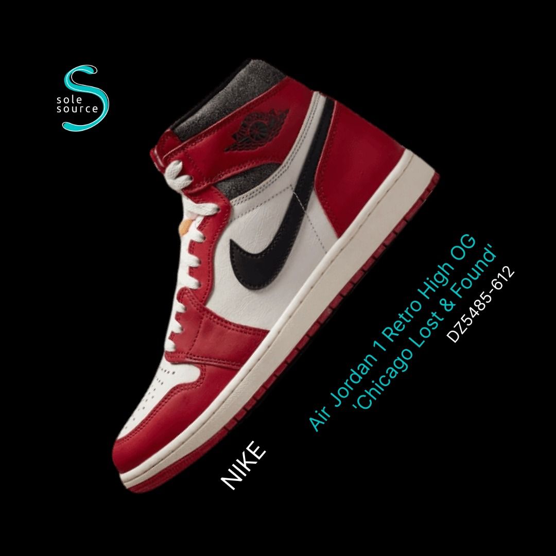 Air Jordan 1 Retro High OG 'Chicago Lost & Found' DZ5485-612