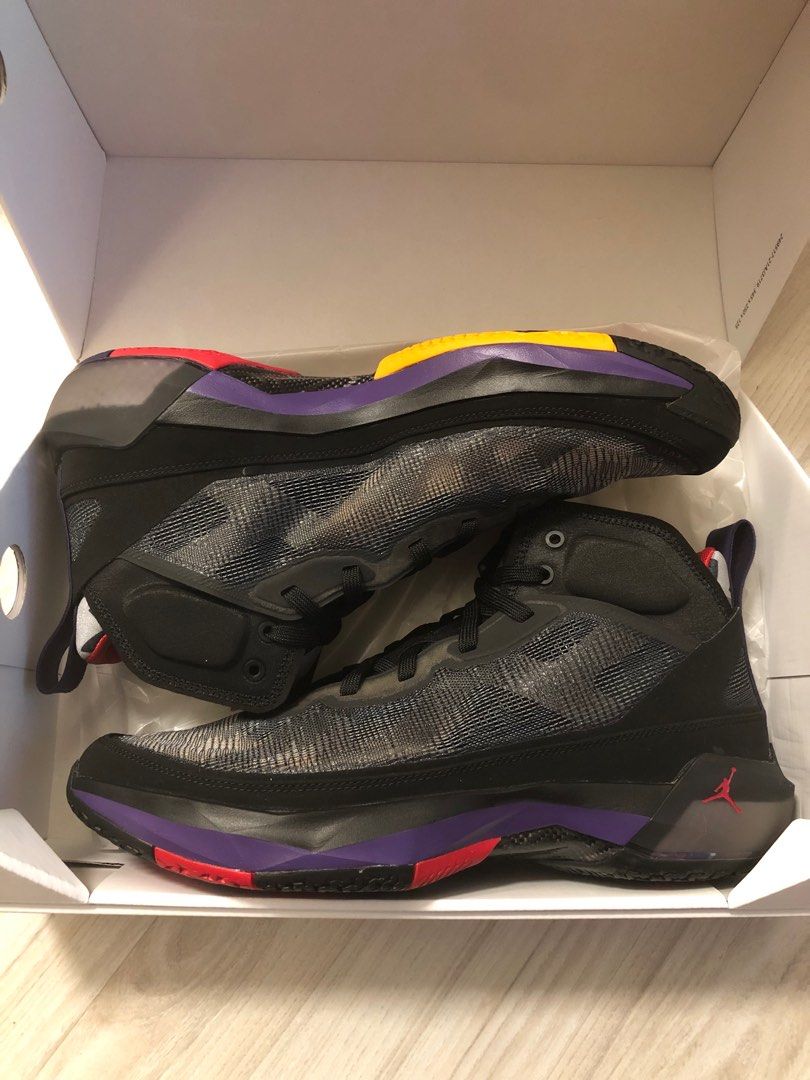 Air Jordan 36 XXXVII PF 黑紫DV0747-065, 他的時尚, 鞋, 運動鞋在旋轉拍賣
