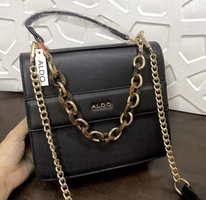 Aldo Sling Bag with Gold Chain, Women's Fashion, Bags & Wallets, Cross-body  Bags on Carousell