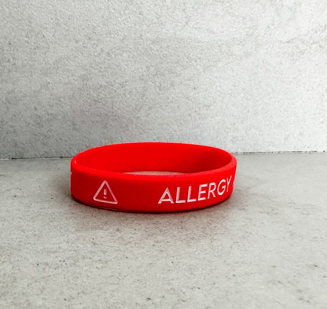 Allergy alert bands new arrivals
