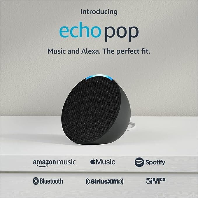  Echo Pop Bundle: Includes Echo Pop, Glacier White & Made For   Sleeve