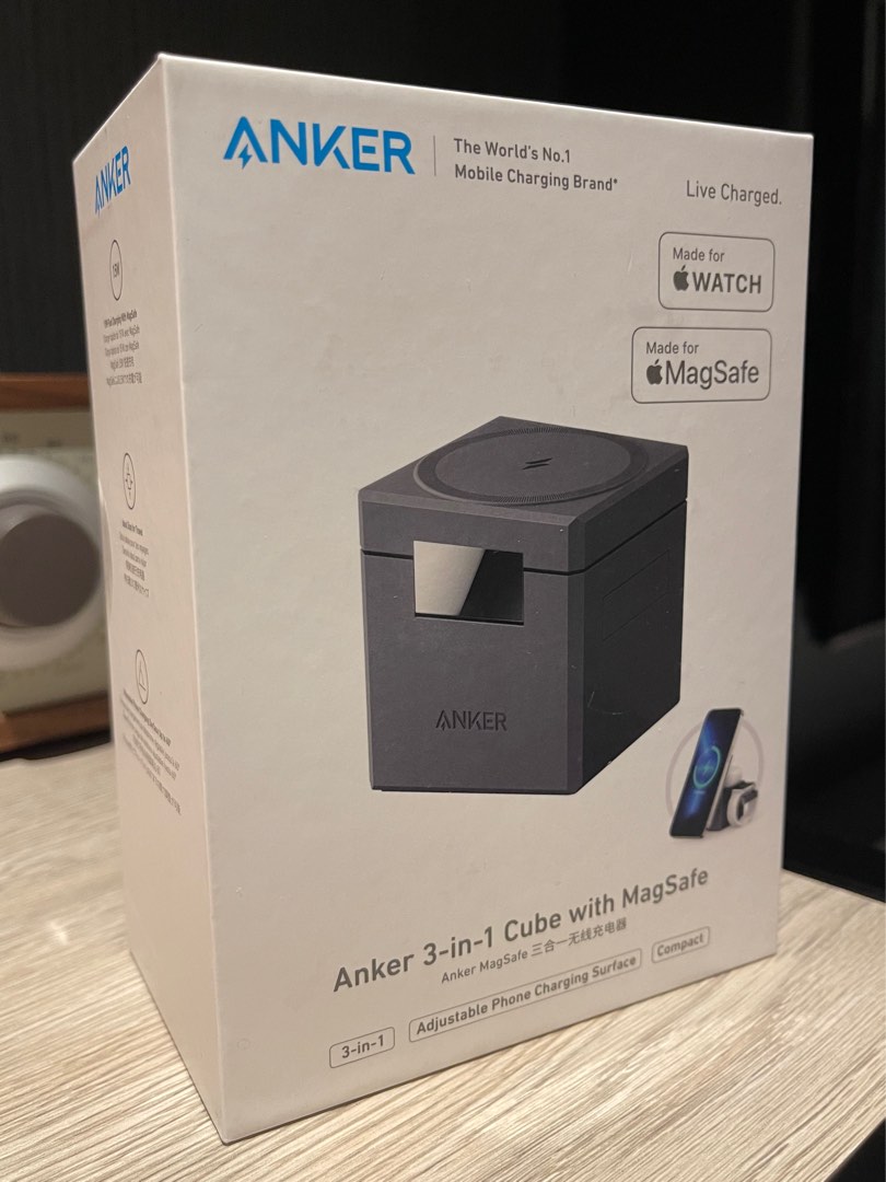 Anker 3-in-1 Cube with Magsafe - スマホアクセサリー