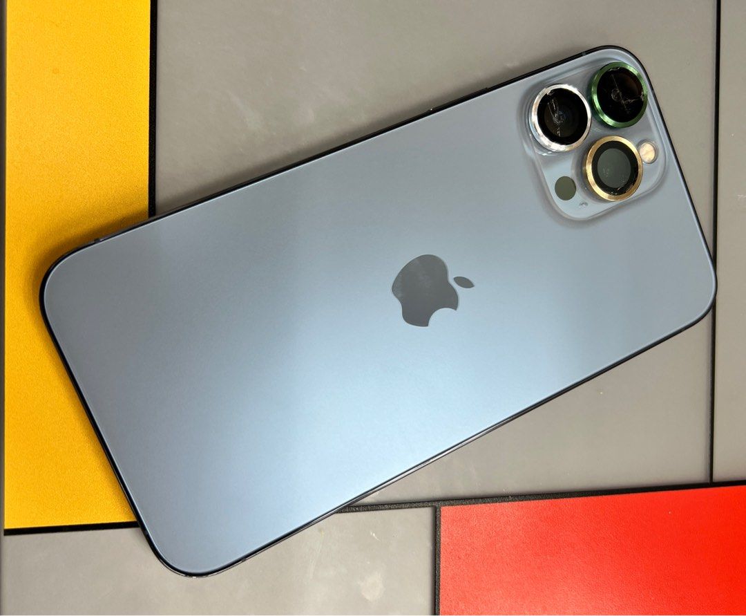 Apple iPhone 13 Pro Max 256GB 天藍色有AppleCare+, 手提電話, 手機