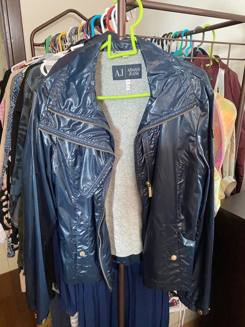 Armani Jeans rain coat Women s Fashion Coats Jackets and