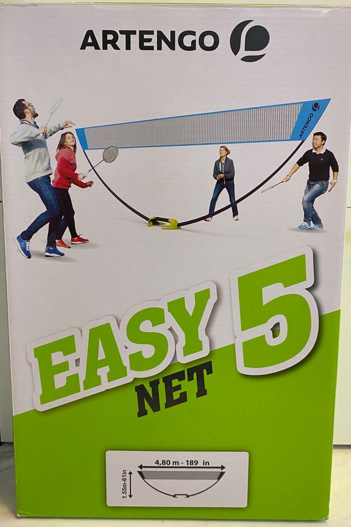 Artengo Easy Net 5 Badminton Net, Sports Equipment, Sports & Games
