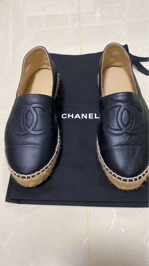Chanel shoes 2024 espadrilles price
