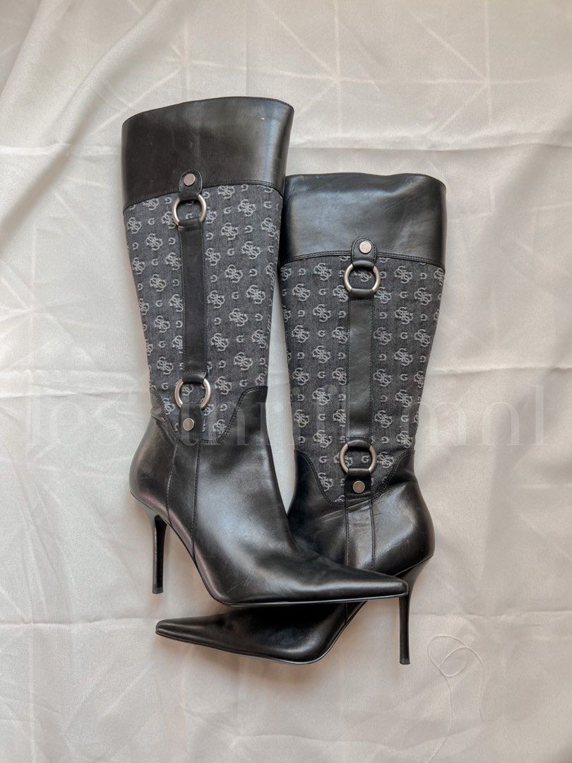 Guess mid hotsell calf boots