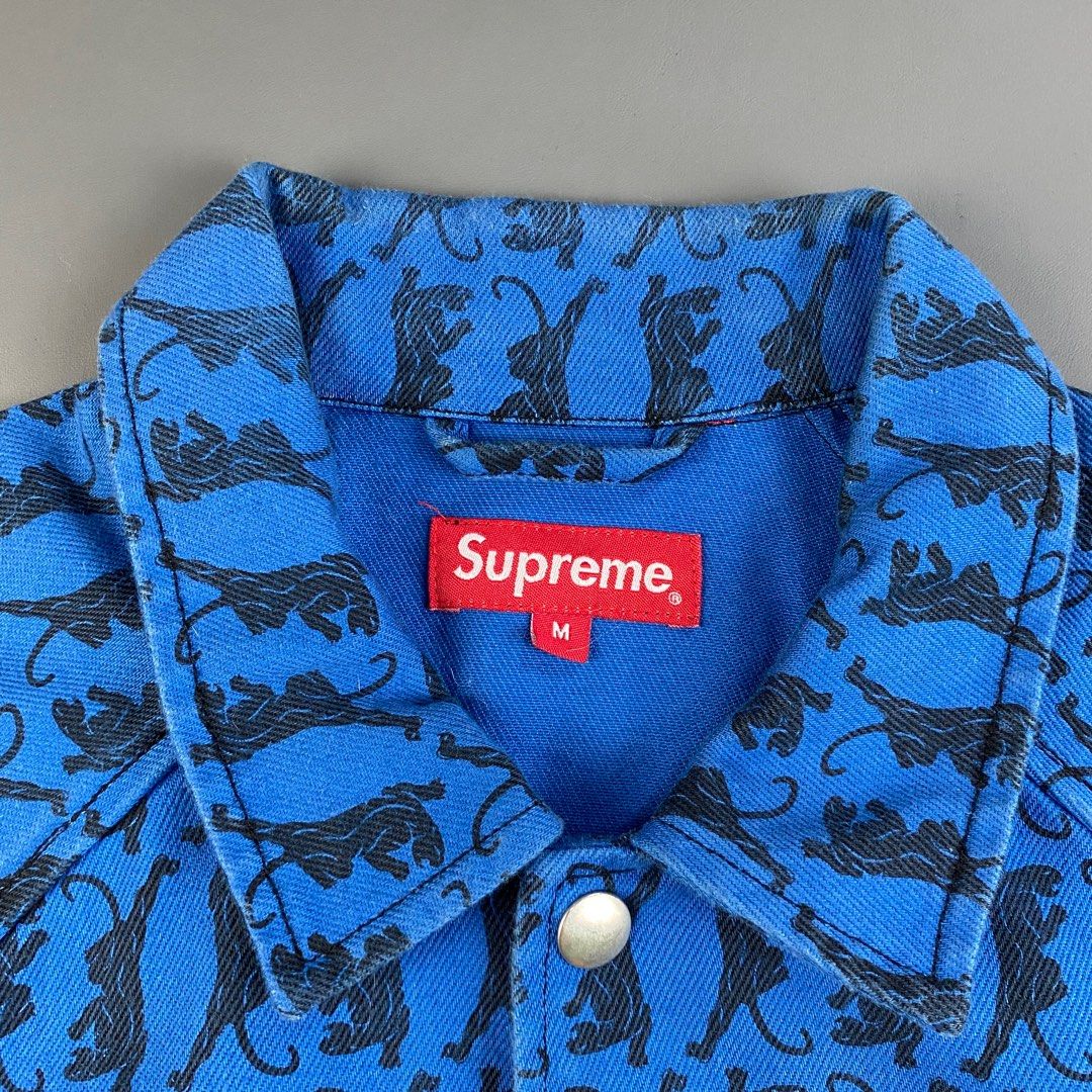 Authentic) Supreme - Fall / Winter 2018 - Snap Front Jacquard Big