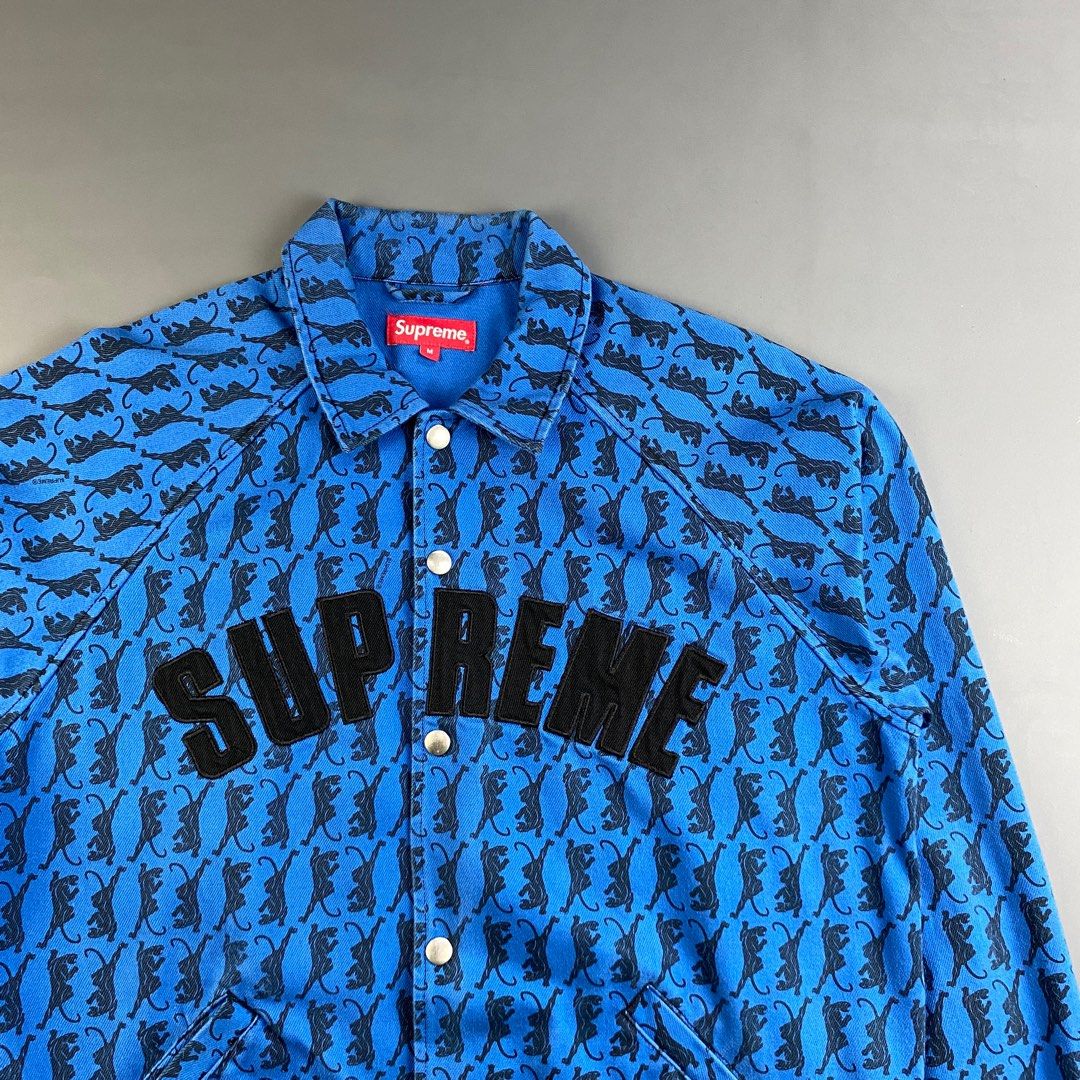 Authentic) Supreme - Fall / Winter 2018 - Snap Front Jacquard Big