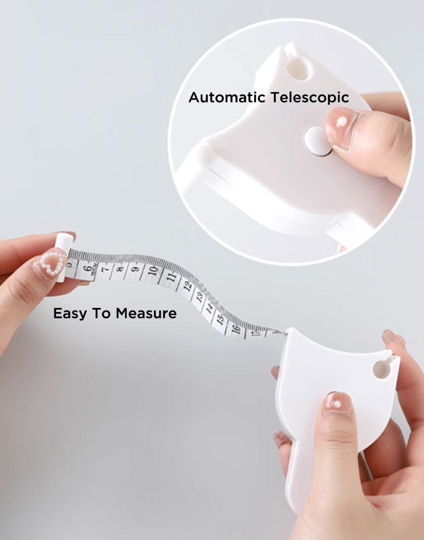 Body Measure Tape 60 inch (150cm), Automatic Telescopic Tape With CM/I –  CARTER ZAPATA