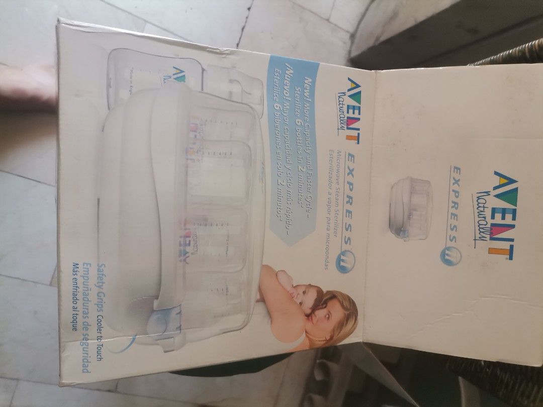 Avent bottle steriizer and 2 bottles free (Category: Breastfeeding & Bottle Feeding) located in Quezon City. Submitted by simplelang22 (Listing ID 1249078068, Image 3). Description: Microwavable bottle steriizer 2 9 0z free.
