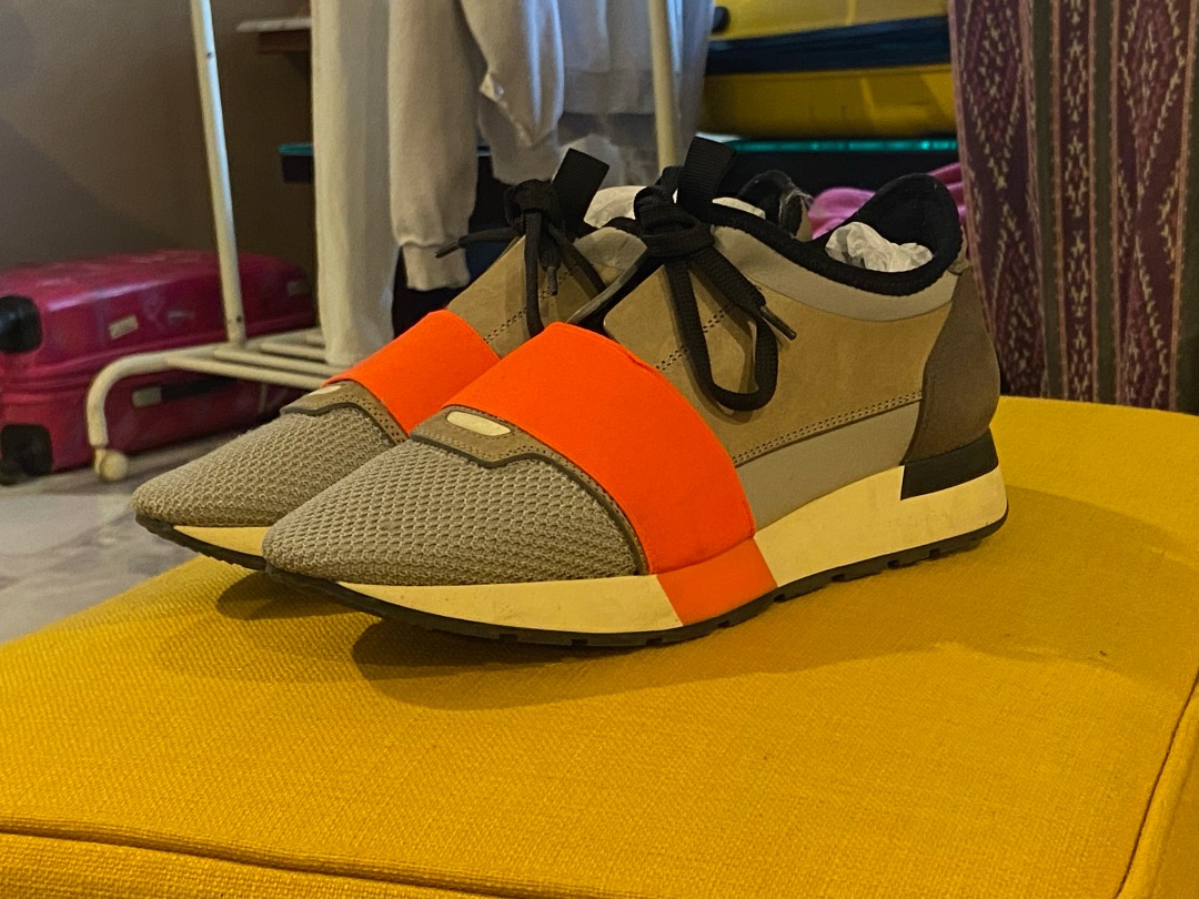 Balenciaga race runners womens yellow 2025