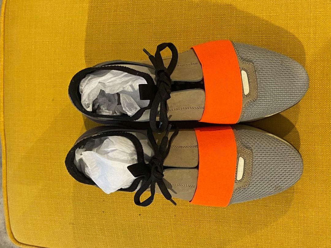 Balenciaga race runners womens grey discount