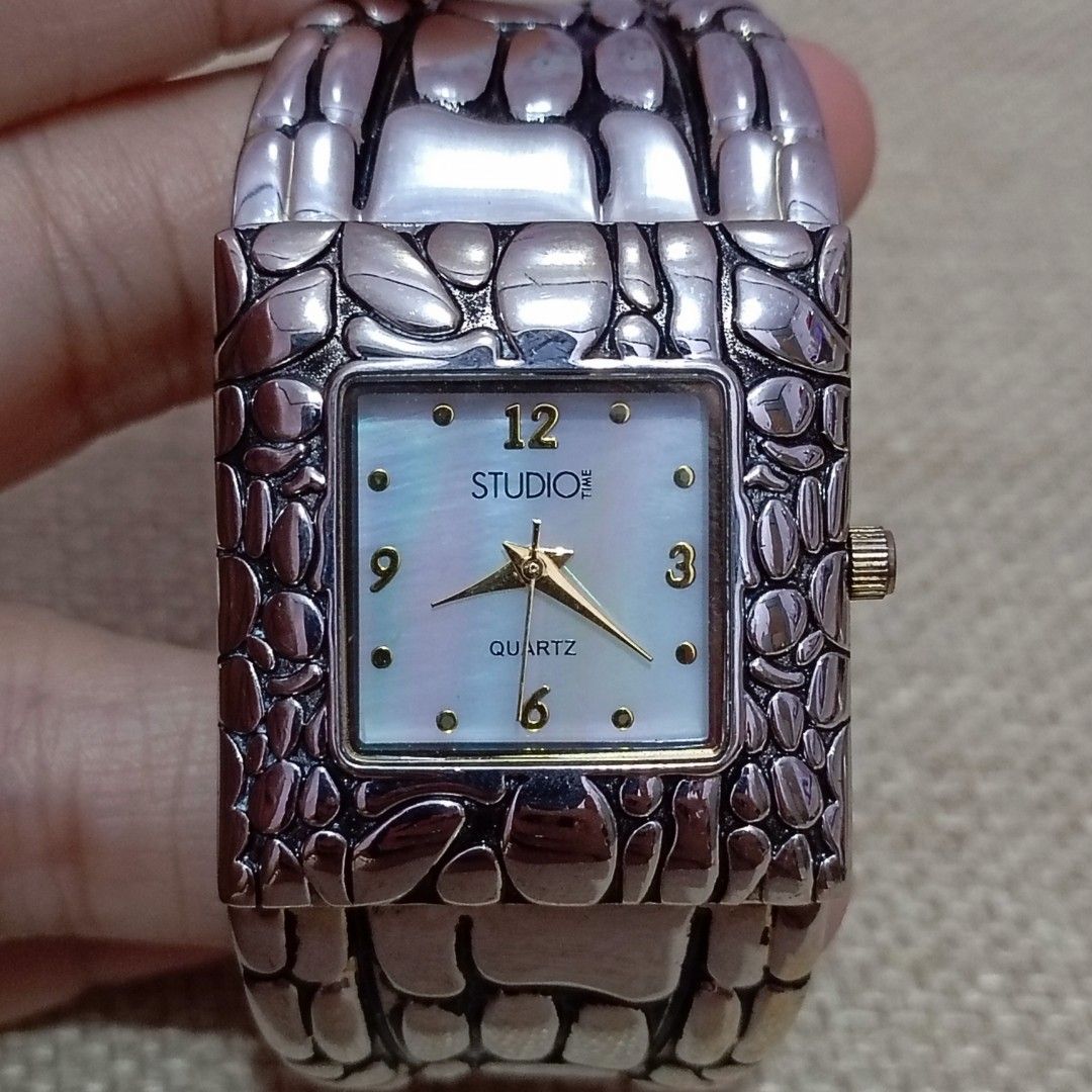 Studio time women's bangle watch sales