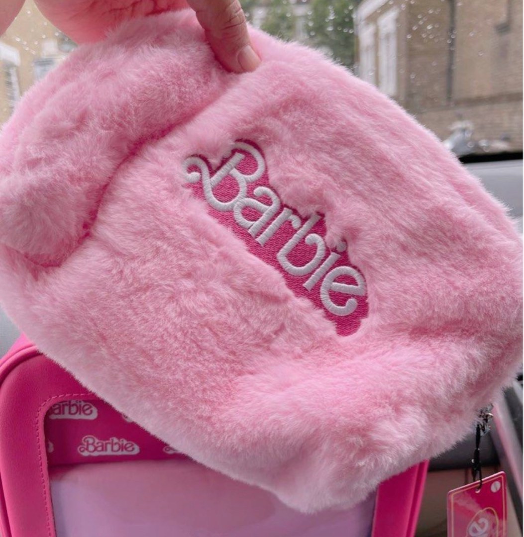 BARBIE X PRIMARK FUR MAKE UP POUCH Women s Fashion Bags