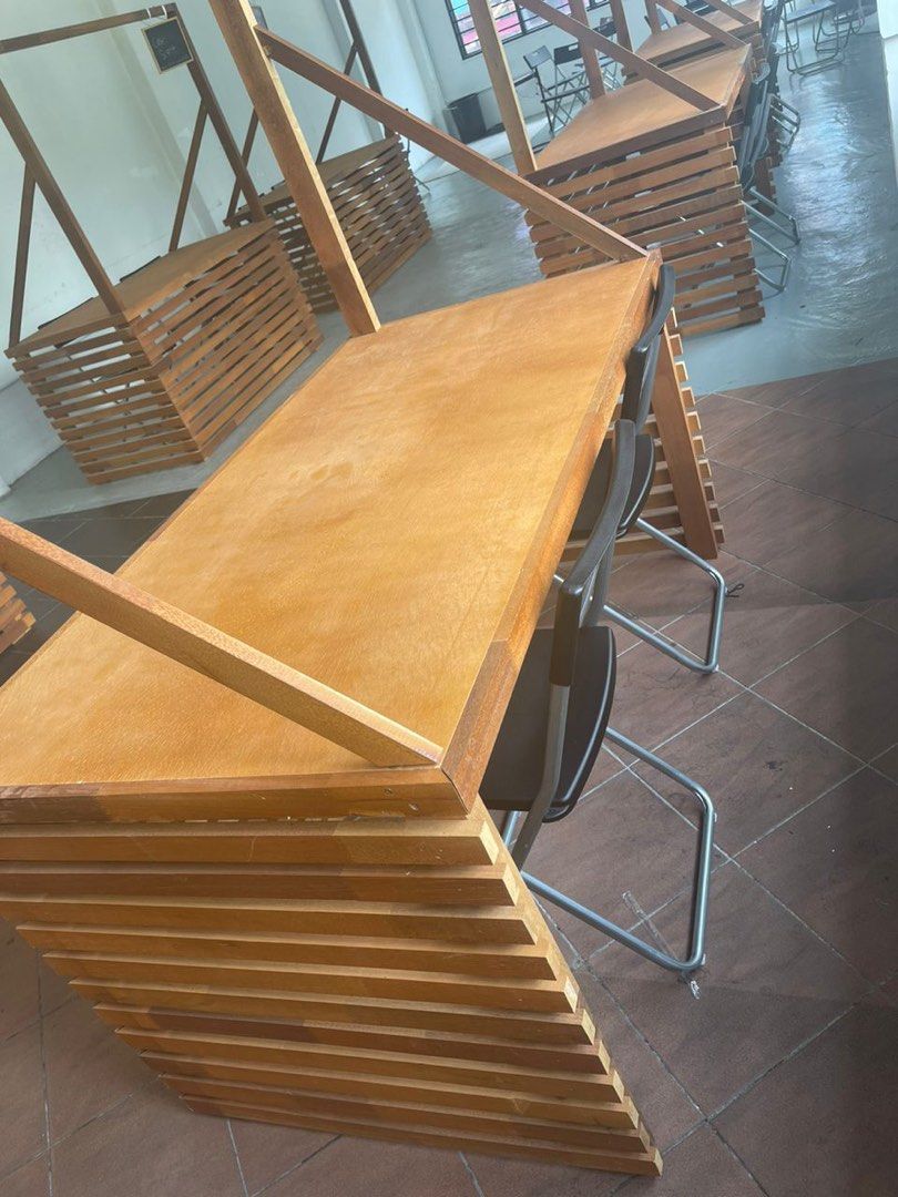 Bazaar / booth wooden tables, Furniture & Home Living, Furniture