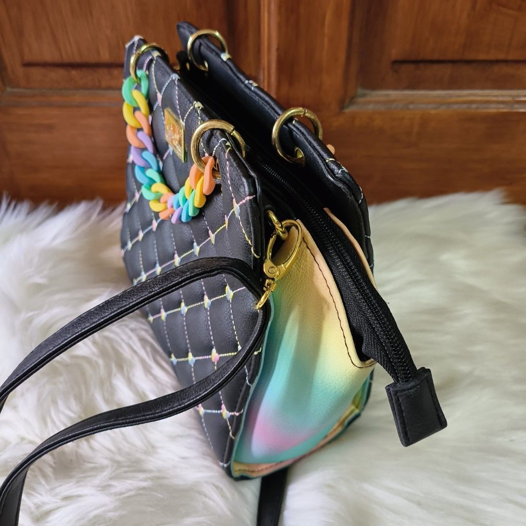 Betsey johnson rainbow bag hot sale