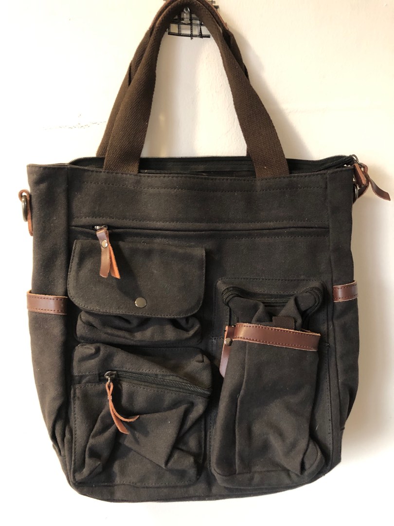 BLACK LAPTOP BAG WITH DIVIDER, Computers & Tech, Parts & Accessories