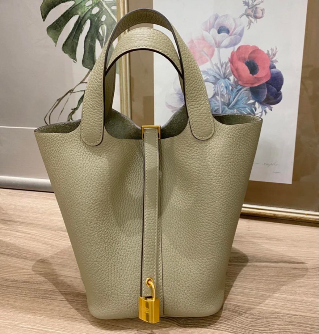 hermes picotin 18 cuivre GHW, Luxury, Bags & Wallets on Carousell