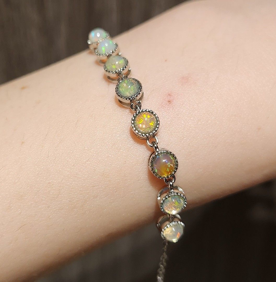 Gold opal hotsell bracelet