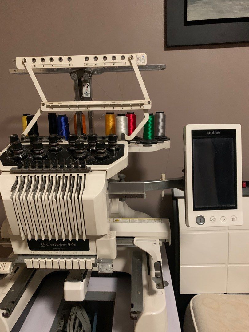 Brother's Embroidery Machine PR1000e, Hobbies & Toys, Stationary