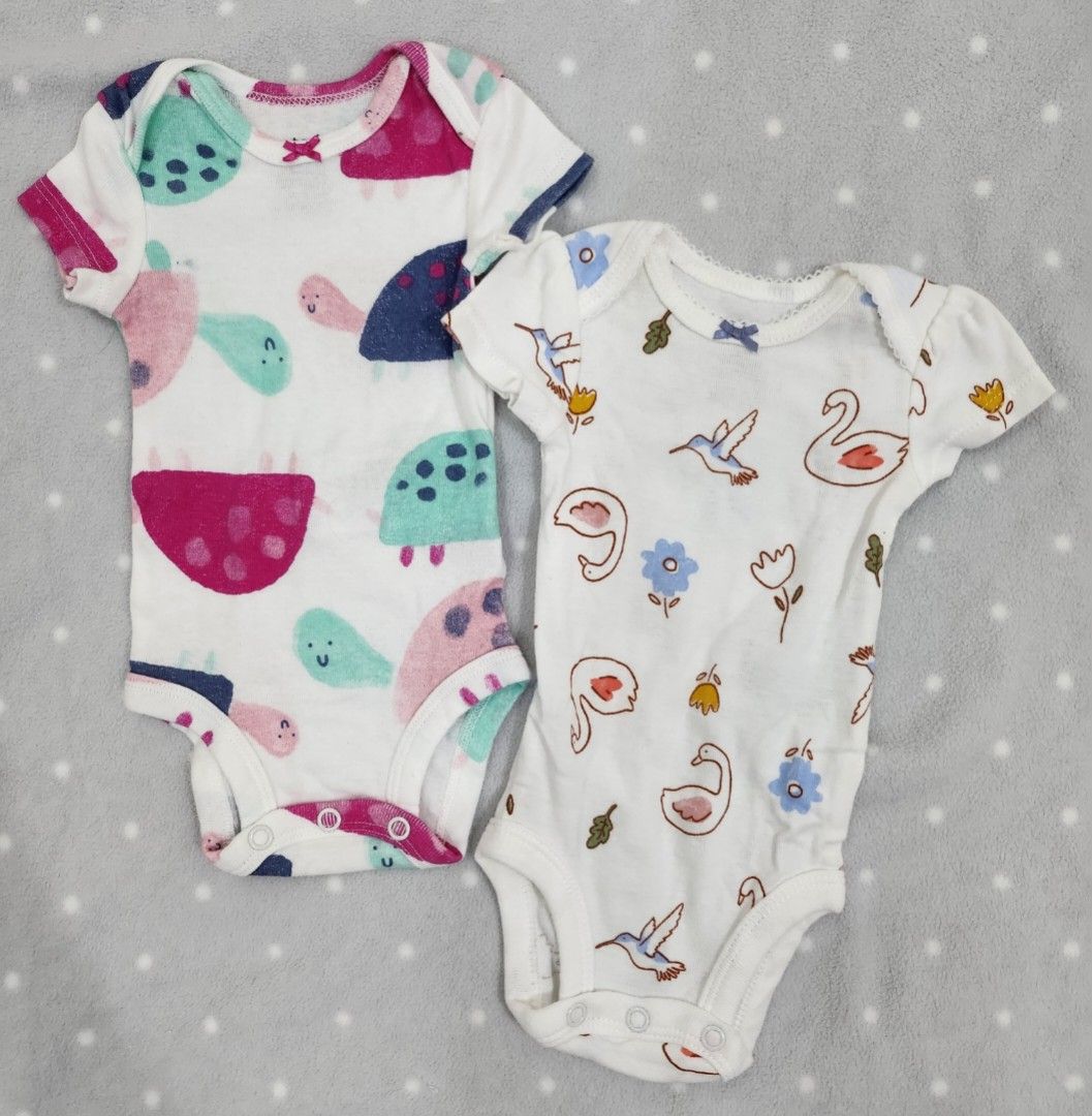 2t onesies carters top