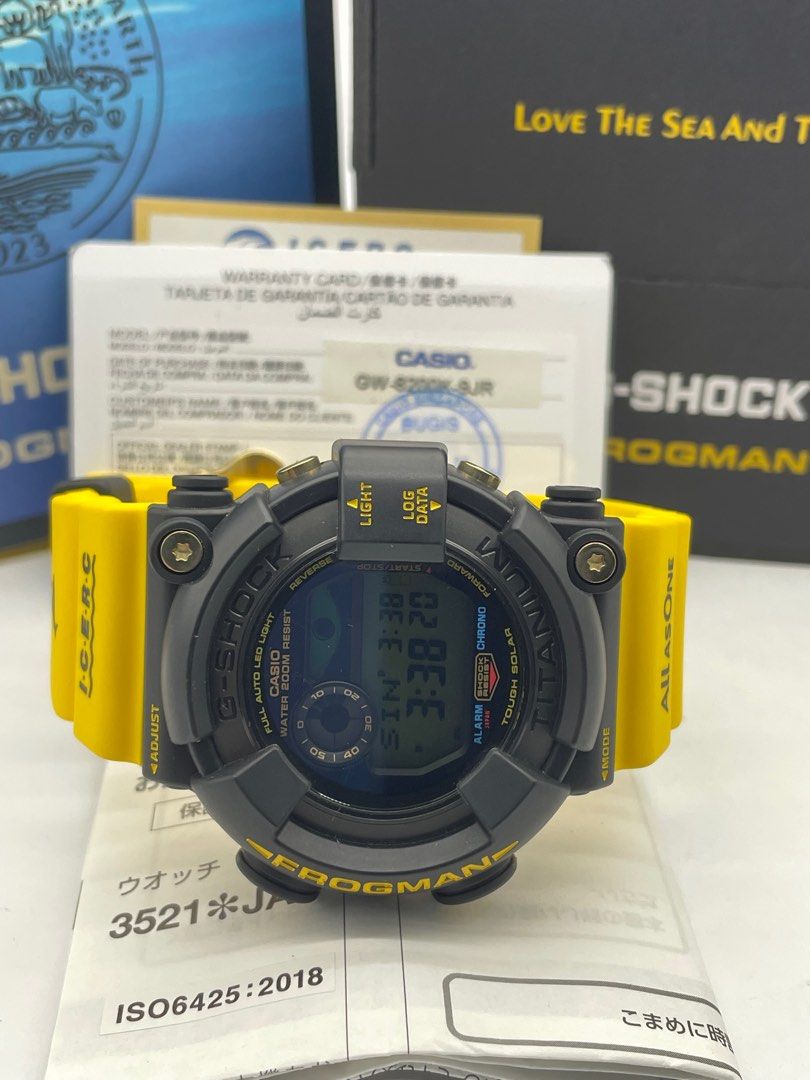 Casio G Shock Frogman Love The Sea And The Earth Limited Edition Watch JAPAN