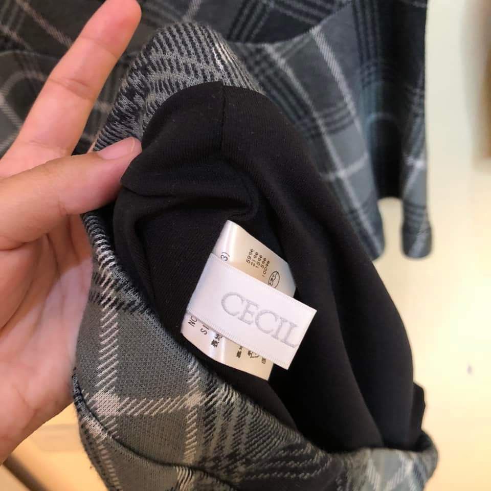 Cecil McBee Sets Black/White Checkered Co Ords (Category: Sets or Coordinates) located in Manila. Submitted by apolloshop (Listing ID 1249254698, Image 2). Description: Cecil McBee •Cecil McBee checkered sets perfect for attending formal gatherings or simply going to office, etc. •includes one top and one skirt seperately which you can match with any clothes you want ☺️ •(top) size: M •(skirt) size: 26-29 (fitted) P250.