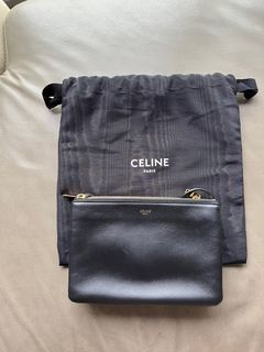 Pre-loved Celine Trio Bag in Red — singulié