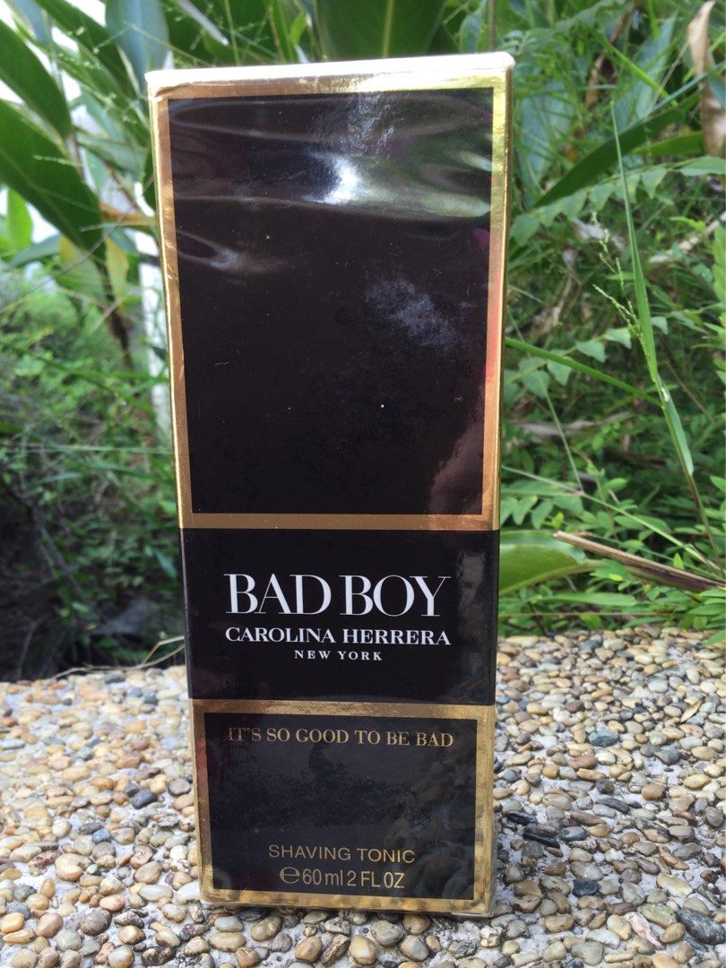 Bad boy carolina herrera shaving tonic new arrivals