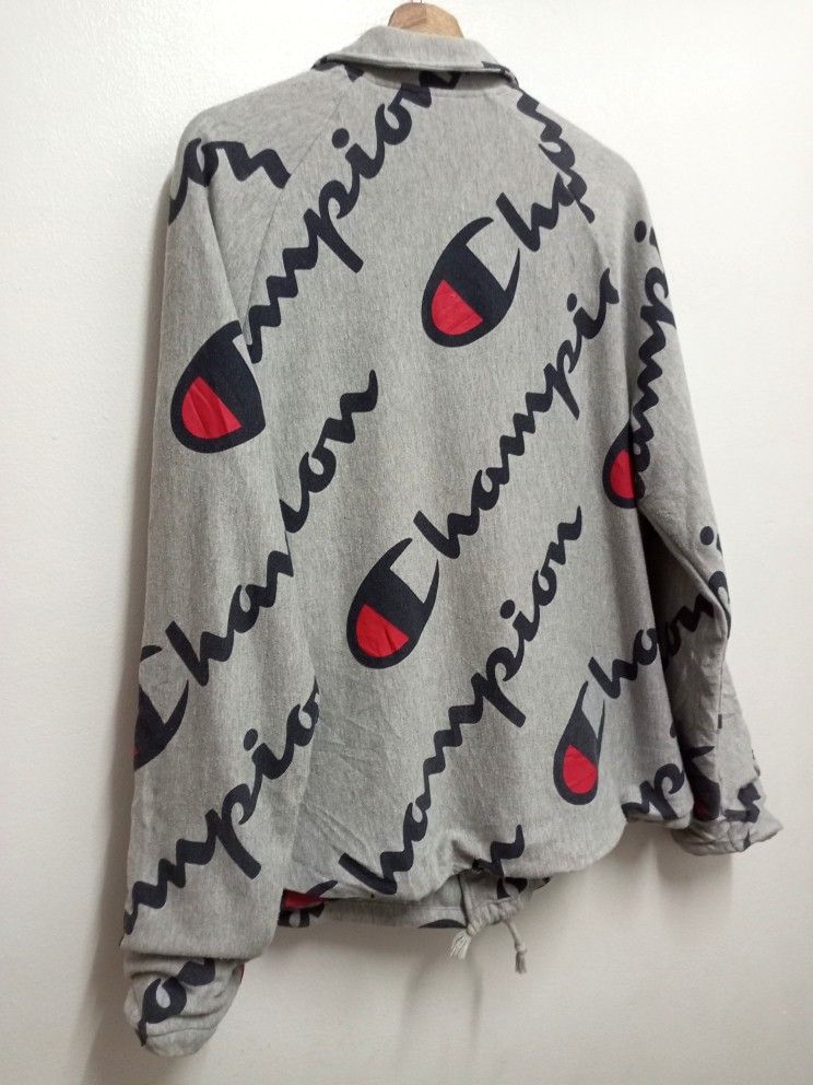 Champion AOP coach jacket sweat cotton reverse weave Men s