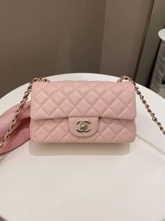 Chanel chevron mini bucket bag, Luxury, Bags & Wallets on Carousell