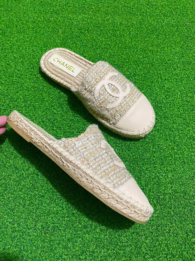 Chanel mule espadrilles store