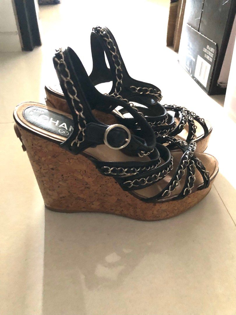 Wedges chanel hotsell