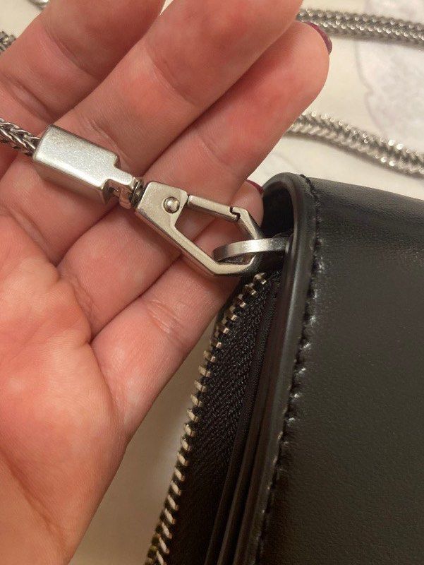 All saints zep discount leather box bag
