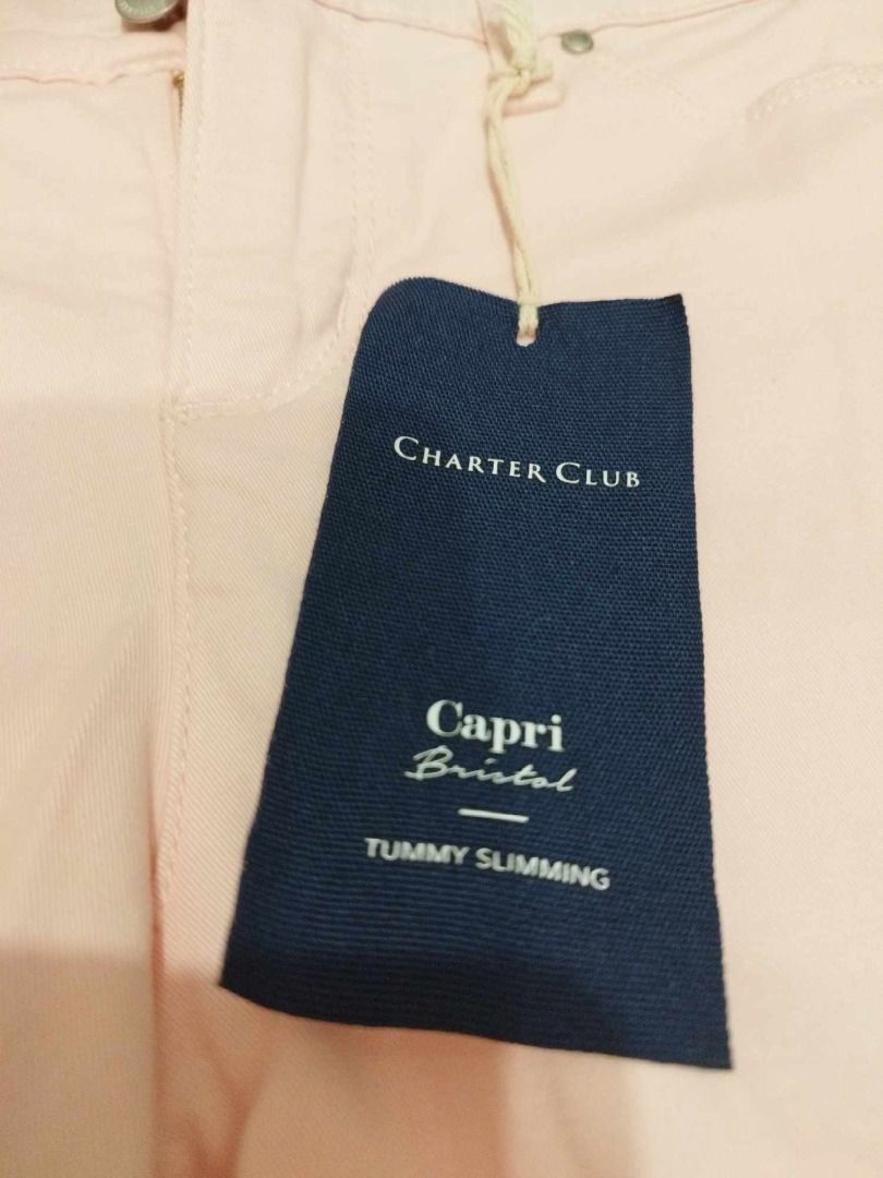 Charter Club Womens Tummy Control Bristol Capri Jeans Women s
