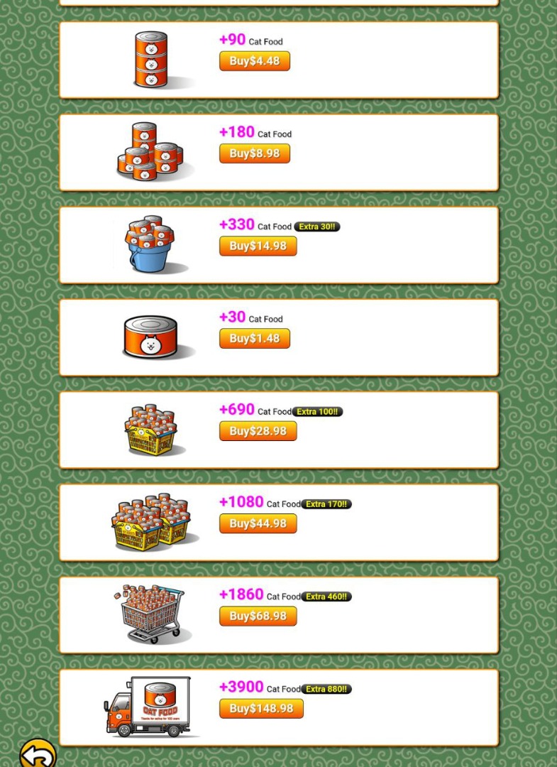 (CHEAPEST) Battle Cats Cat Food, Video Gaming, Video Games, Others on Carousell