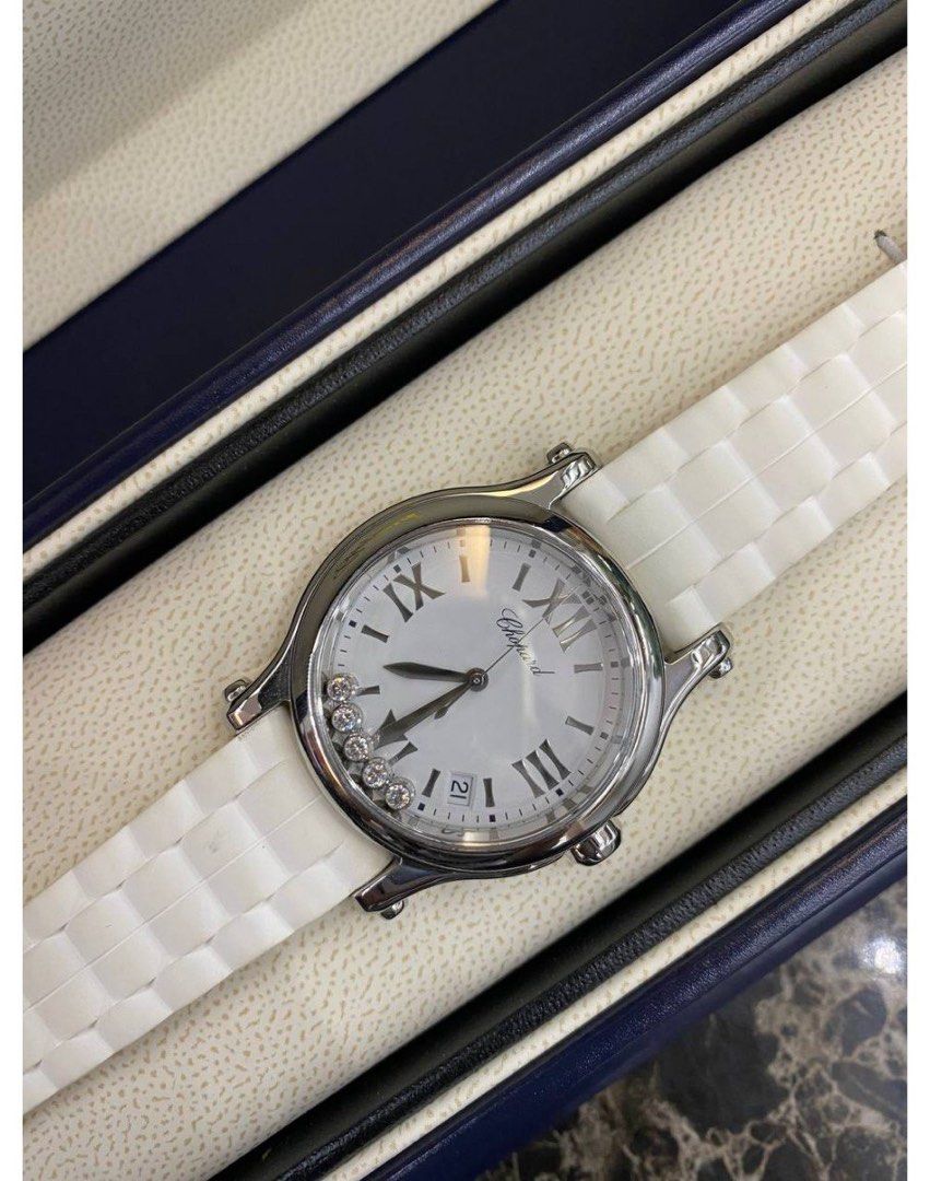 CHOPARD LADY HAPPY SPORT 5 DIAMONDS 36MM QUARTZ YEAR 2020 WATCH