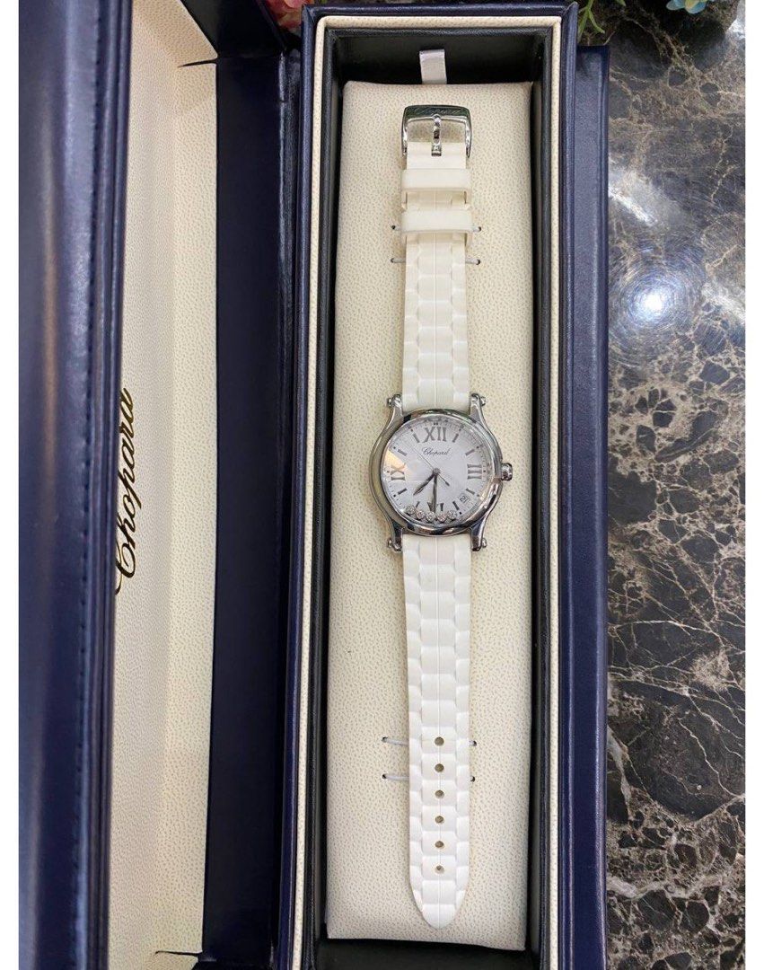 CHOPARD LADY HAPPY SPORT 5 DIAMONDS 36MM QUARTZ YEAR 2020 WATCH