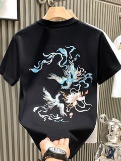 【Chuan】新款刺繡t -鳳凰花開