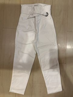 Ciel White High Waist Long Pants