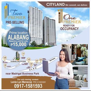 CITYLAND Two Premier Pre-Selling Condo in Alabang Las Pinas